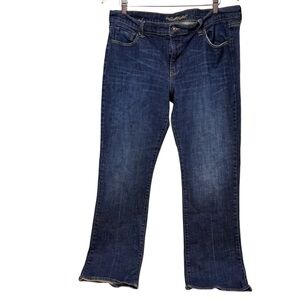 Old Navy The Sweetheart Dark Wash Straight Leg Jeans Size 14 Regular Denim #564‎